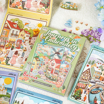 Local Attractions 3D Sticker Book featuring book designs for journaling, scrapbooking and collage