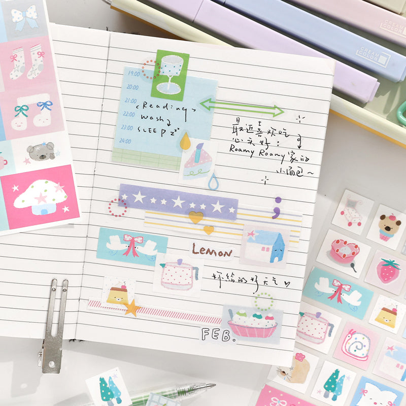 Daydream Fragment Series Sticker featuring dream designs for journaling, scrapbooking and collage