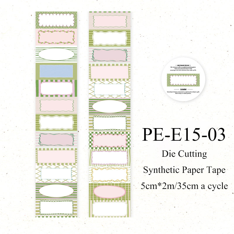 Notes from Salt Island Die Cutting Synthetic Paper Tape