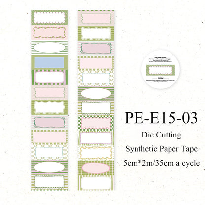 Notes from Salt Island Die Cutting Synthetic Paper Tape