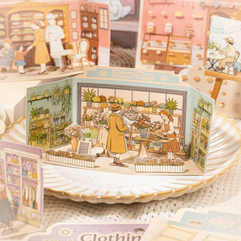 Old Dreams French Style Store Series 3D Sticker featuring dream, and old designs for journaling, scrapbooking and collage