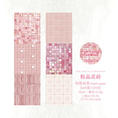 Lijiu Color Brick Series Washi Tape