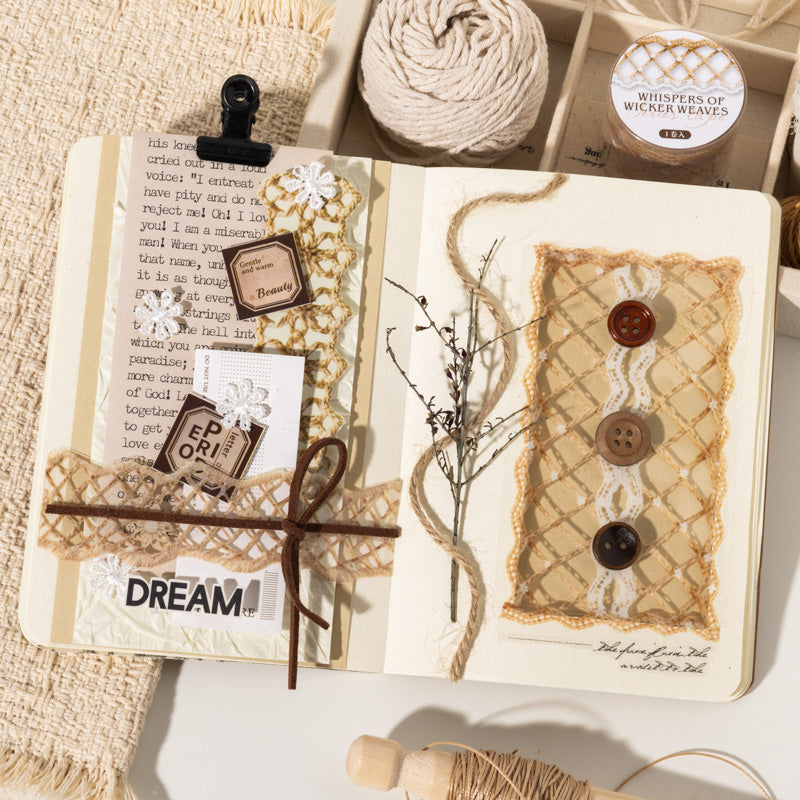 The Braided Threads Series PET Tape for journaling, scrapbooking and collage