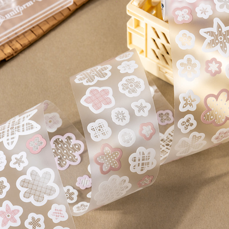 White Mist Weaving Shadows Series Die Cutting PET Tape