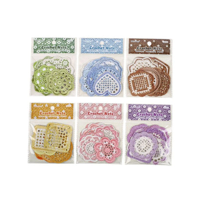 Woven Floral Notes Sticker Pack