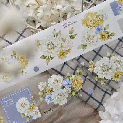 Floral Rose PET & Washi Tape