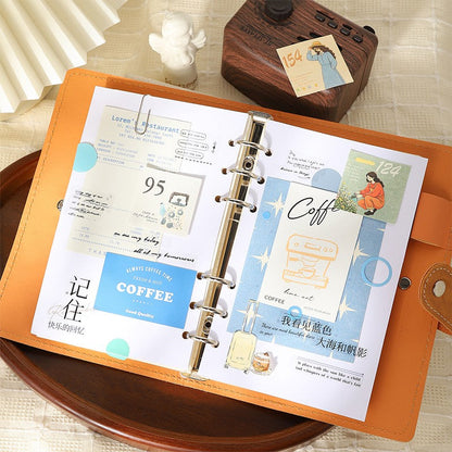 365 Days of Little Happiness Series mini year calendar featuring daily happiness, dessert, and reflection designs for journaling, scrapbooking and collage