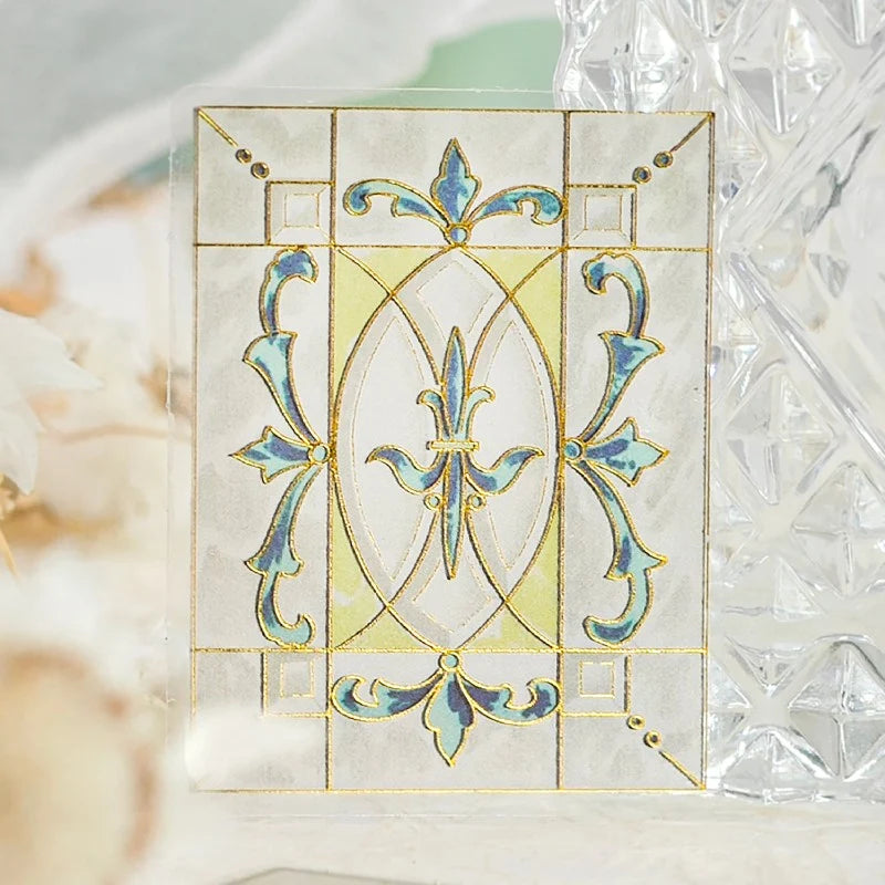 Vintage Floral Tile Sticker Pack