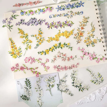 Porcelain Blossom Branch Sticker Pack