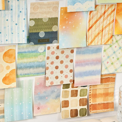 Soft Fog Color Card Writing Paper