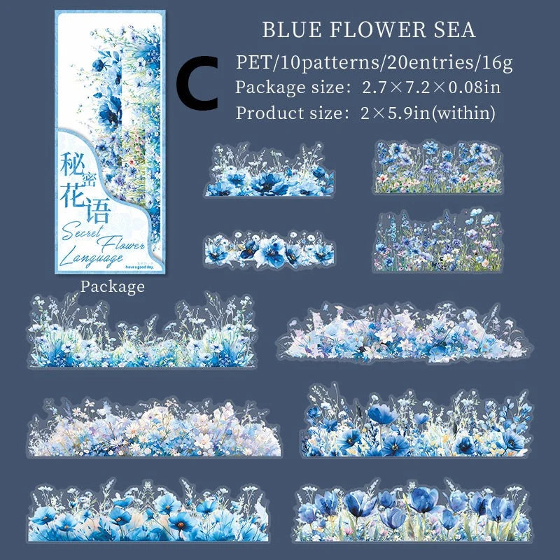 Secret Language of Flowers Sticker Set