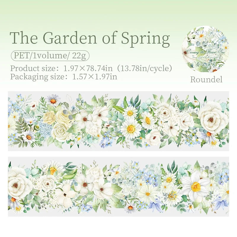 Crossing Flower Sea PET Tape