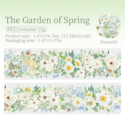 Crossing Flower Sea PET Tape