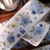 Sweet Blue Flower Paper(Washi)