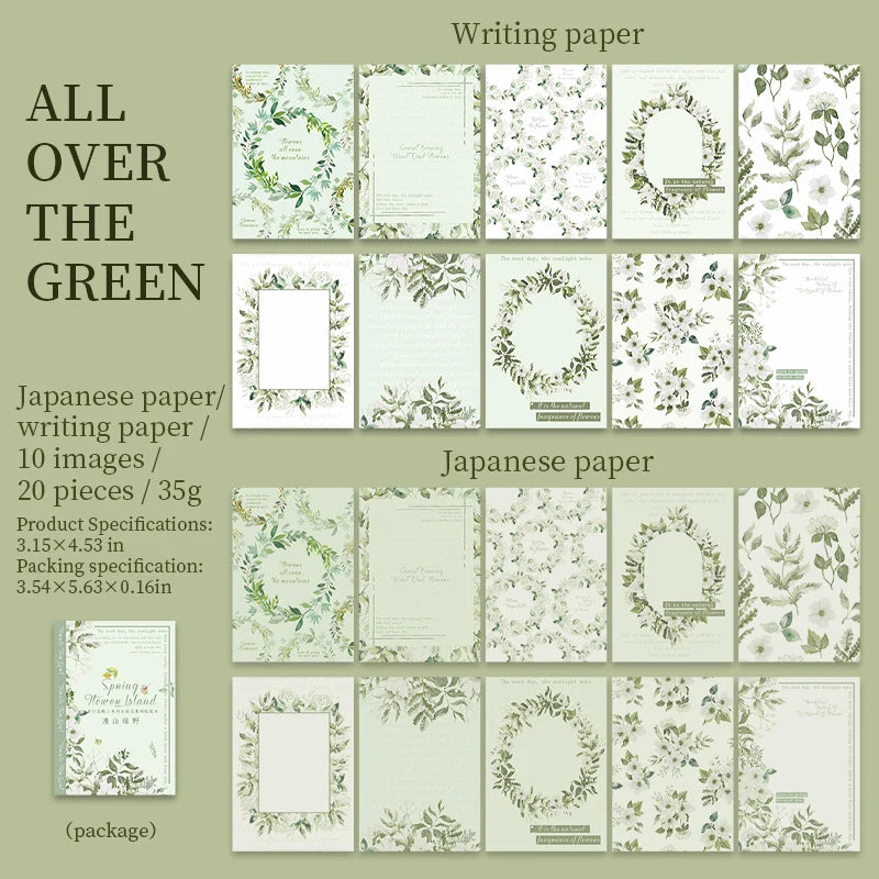 Spring Flower Island Sticker Book