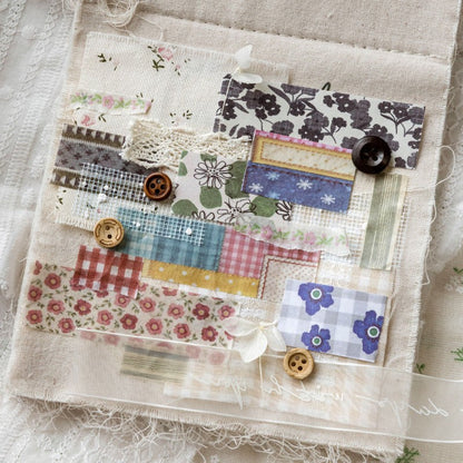 BasicHandcraft Series Washi Paper Long Strip Sticker Book