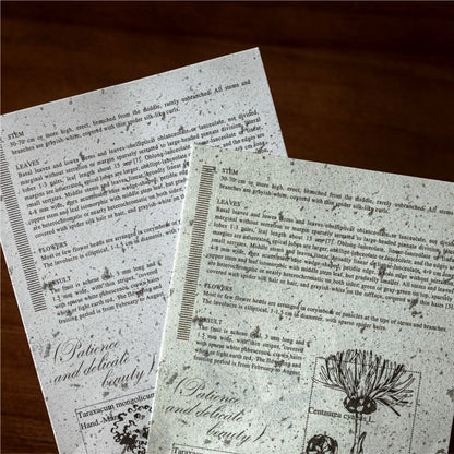 Old Color Catalog Material Paper