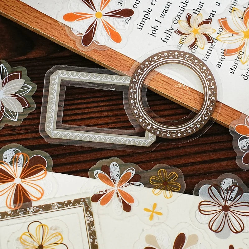 Full Bloom Floral Sticker Set – 20 Pieces