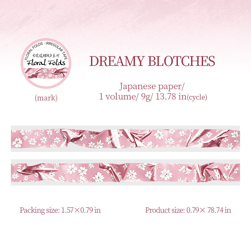Floral Ruffled Series Washi Tape