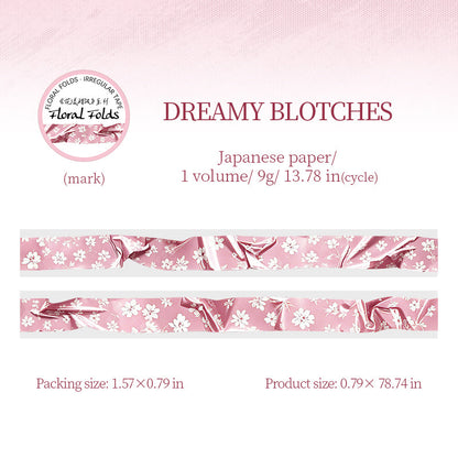 Floral Ruffled Series Washi Tape