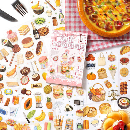 Beautifully Decorated Room Series Sticker Book featuring book designs for journaling, scrapbooking and collage