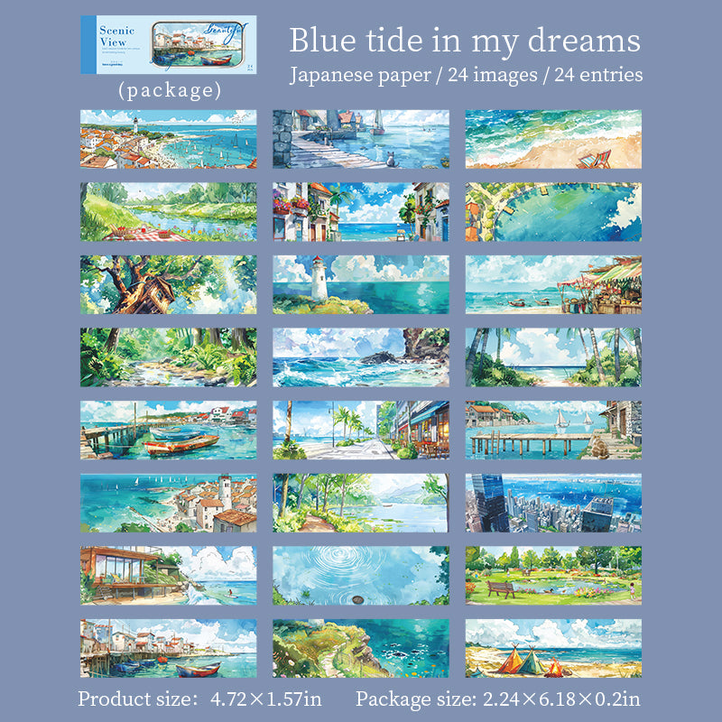 Beautiful Scenery View Series Sticker Book