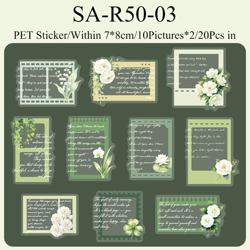 Flower Lane Post Series Sticker