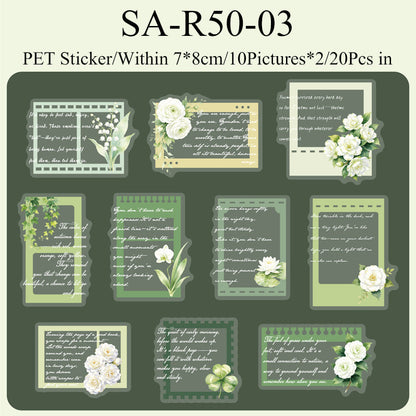 Flower Lane Post Series Sticker