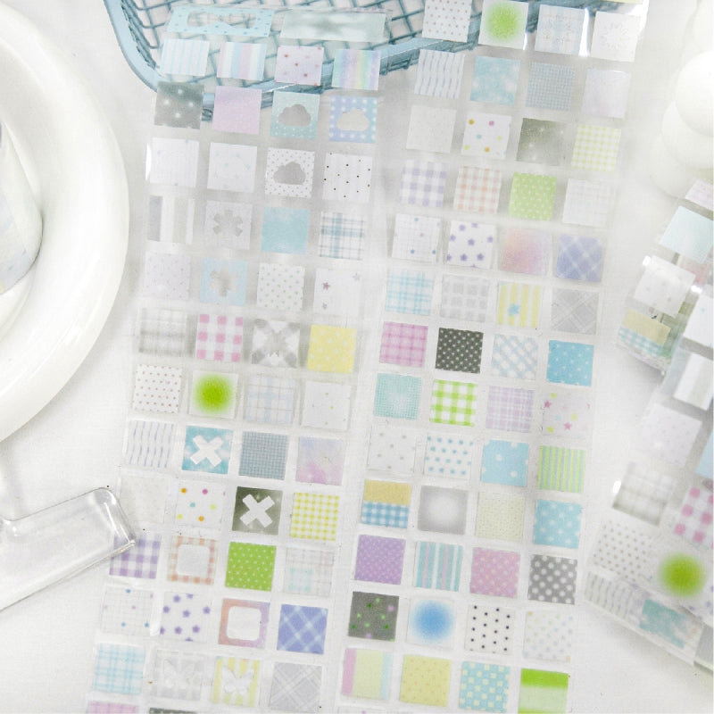 Walk Between Rooms Series Die Cutting PET Tape for journaling, scrapbooking and collage
