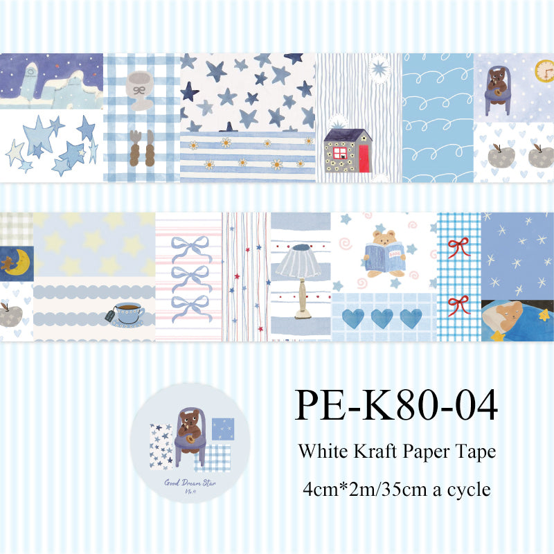 Dream Seasons Series White Kraft Paper Tape