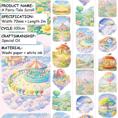 Fairy Tale Scroll Washi Tape