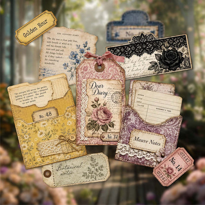 Time Tips Series Sticker for journaling, scrapbooking and collage