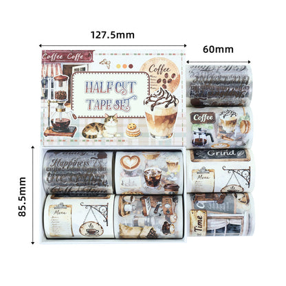 Coffee Time Tape Set for journaling, scrapbooking and collage