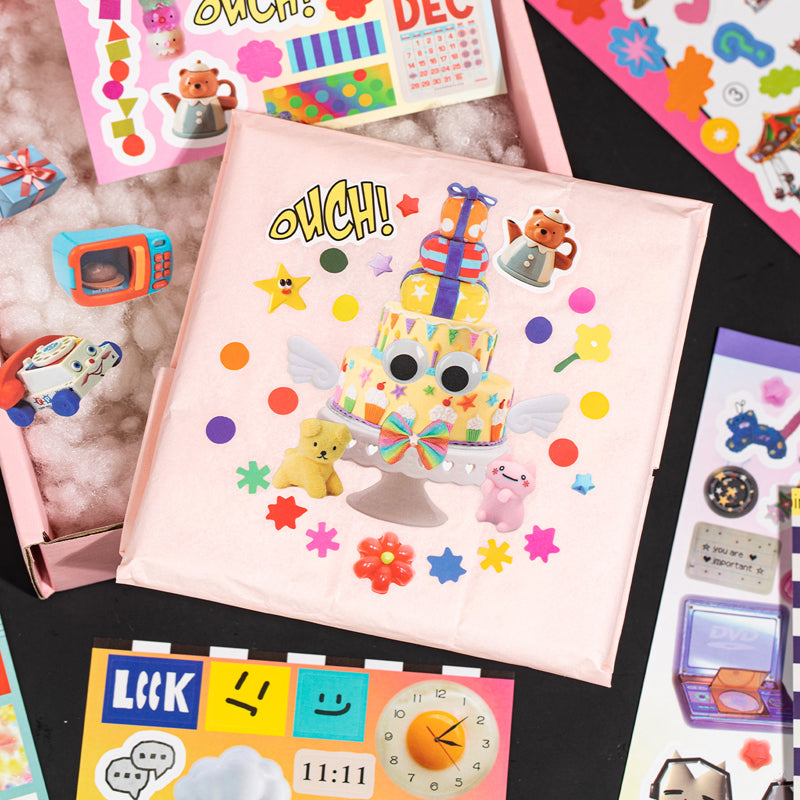 Color Preview Series Sticker Book featuring book, and color designs for journaling, scrapbooking and collage