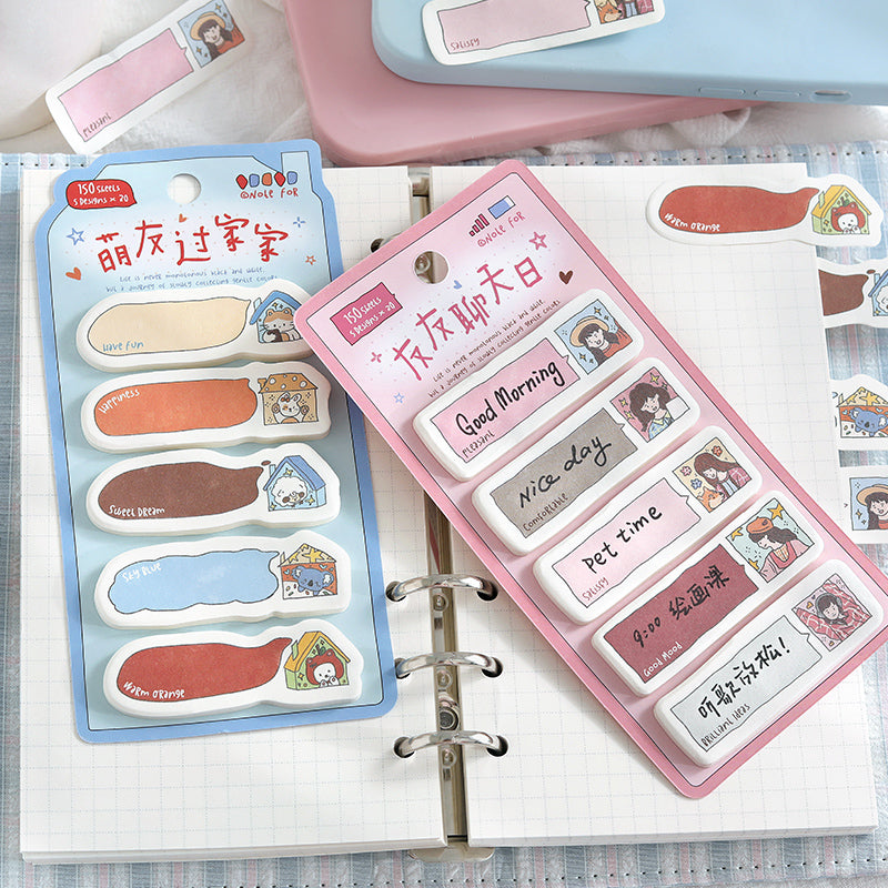 Color Ramblings Series Sticker featuring color designs for journaling, scrapbooking and collage