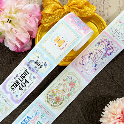 Fleeting Beauty Of Life Die Cutting Washi Tape for journaling, scrapbooking and collage