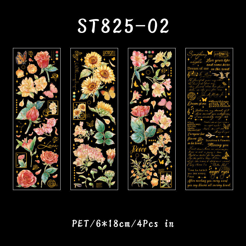 Flower style Sticker