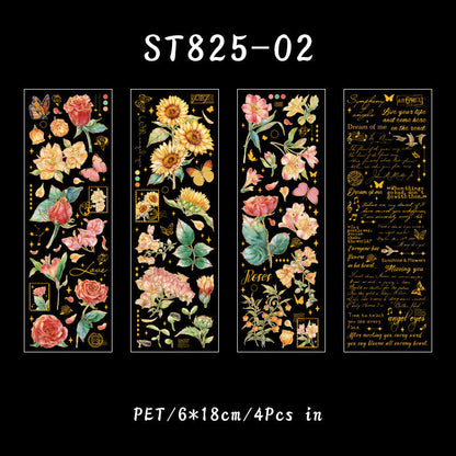 Flower style Sticker