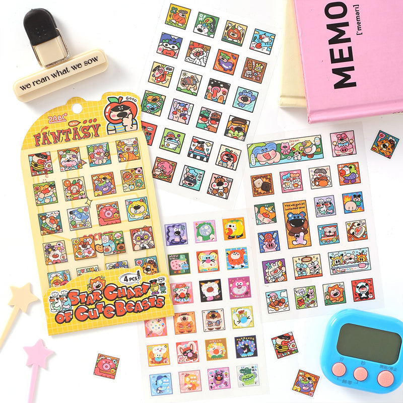 Fantasy World Series Sticker featuring fantasy designs for journaling, scrapbooking and collage