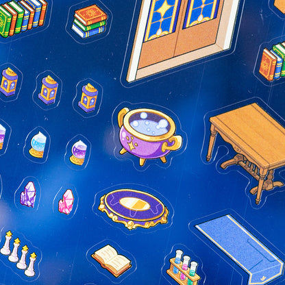 Magic Academy Series 3D Sticker for journaling, scrapbooking and collage