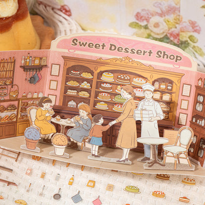 Old Dreams French Style Store Series 3D Sticker featuring dream, and old designs for journaling, scrapbooking and collage