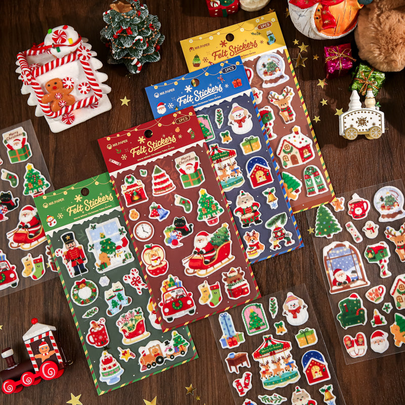 Warm Winter Christmas Story Series Sticker for journaling, scrapbooking and collage