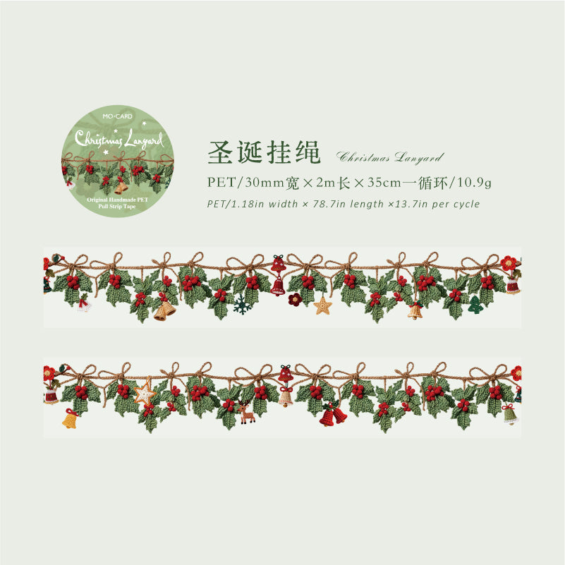 Christmas Plaid Series PET Tape