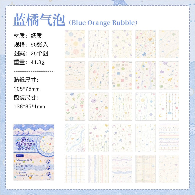 Jian Paper Floral Pattern Material Book