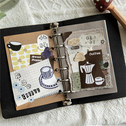 Still Life Overture Series Sticker Book featuring book designs for journaling, scrapbooking and collage