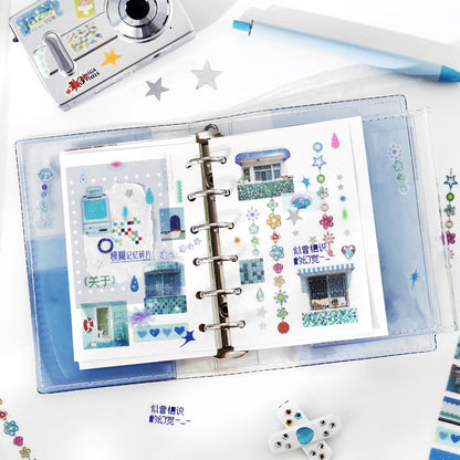 Daydreaming Series Sticker featuring dream designs for journaling, scrapbooking and collage