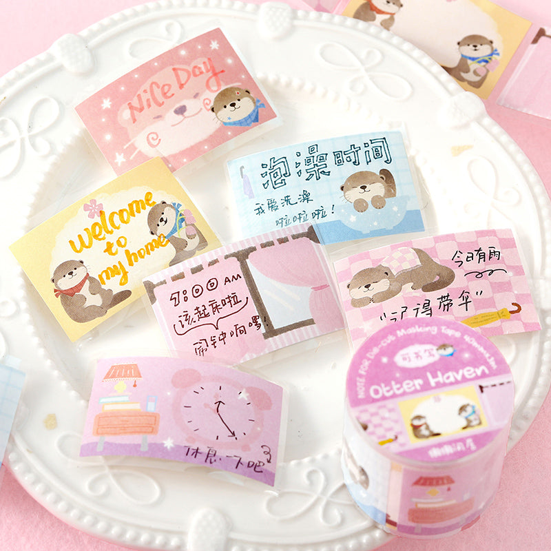 BOBO Post Office Series Die Cutting Writing Paper Tape