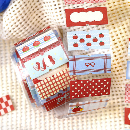Afternoon Tea Melody Series Die Cutting Writing Paper Tape featuring tea designs for journaling, scrapbooking and collage