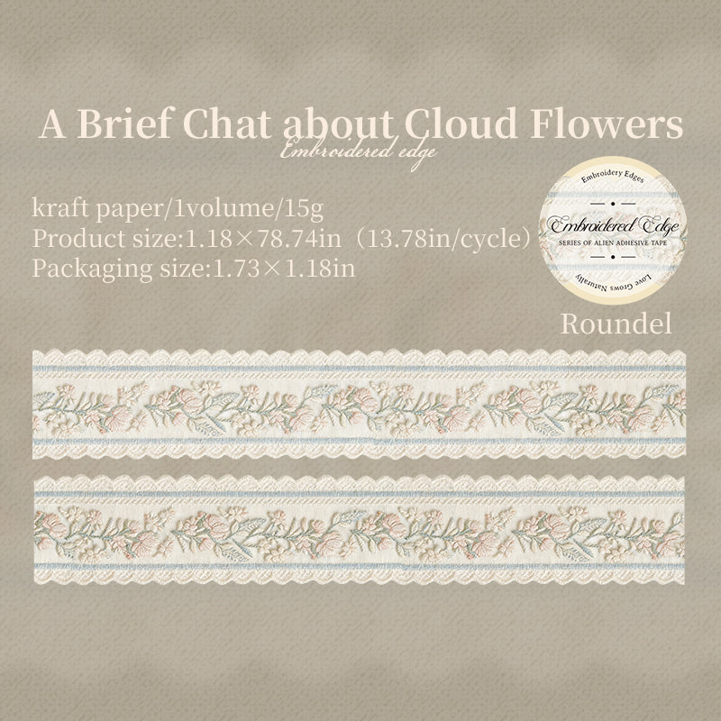 Embroidered Edge Series Kraft Paper Tape