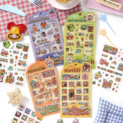 Fantasy World Series Sticker featuring fantasy designs for journaling, scrapbooking and collage